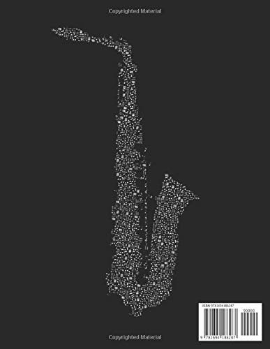 Blank Music Manuscript Paper Notebook T1649