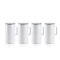 4 Pack 20 OZ Sublimation Tumblers with Printable Handle U6093