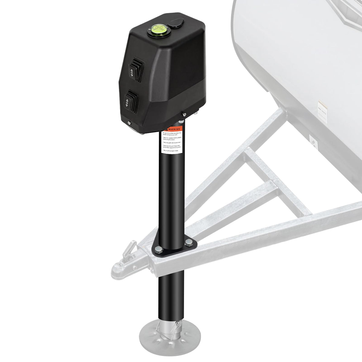 Waterproof Electric Trailer Jack with Built-in Spirit Level C9579