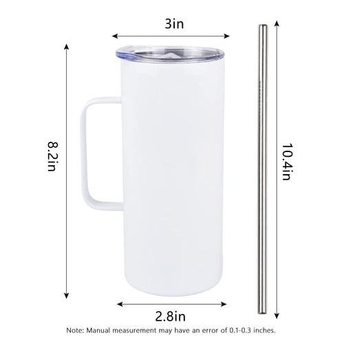 20oz Sublimation Skinny Tumbler with Handle & Coffee Mug X404956