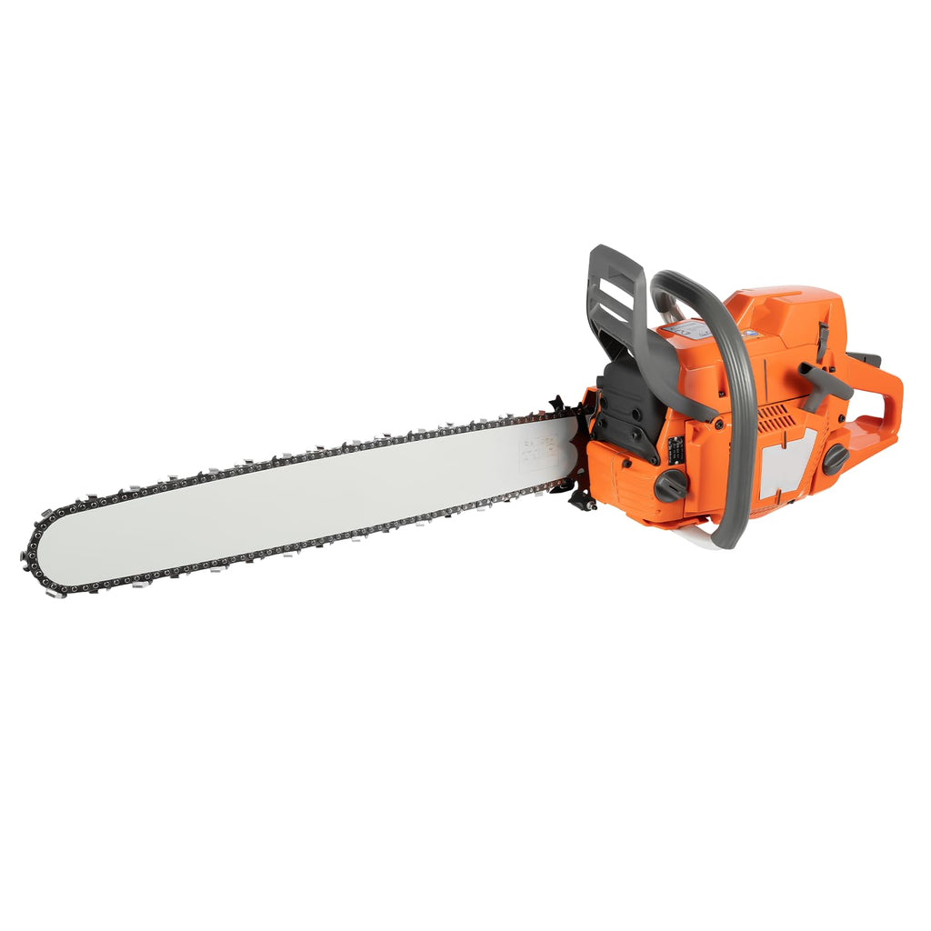 Gas Powered Chainsaw, 71.8cc 2-Stroke, 24 Inch M235755