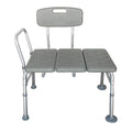 Tub Transfer Bench with Backrest and Armrest W9141