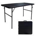 4 Foot Heavy Duty Fold-in-Half Folding Table with Handle E5813