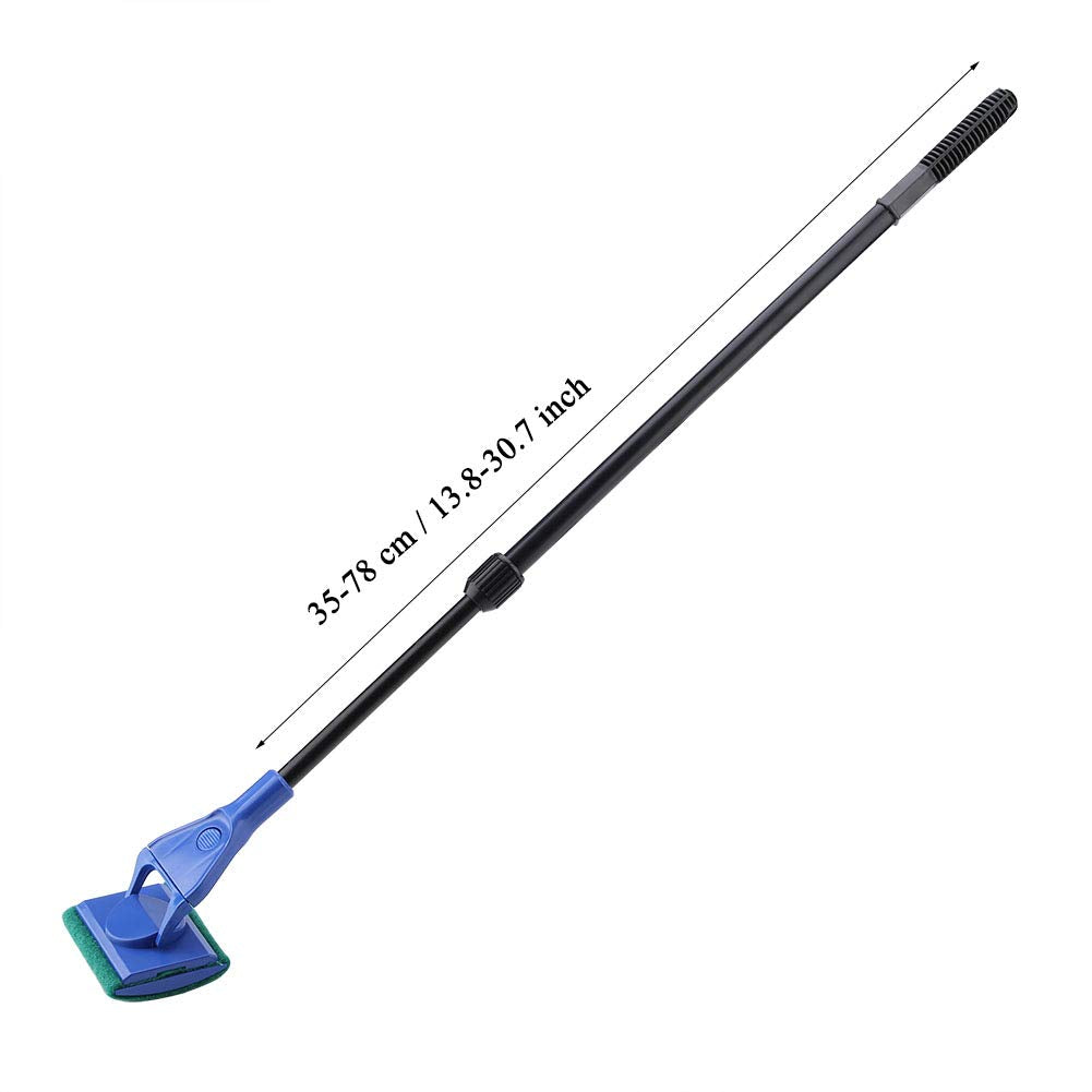 Aquarium Cleaning Kit 5 in 1 Retractable Stainless Steel Scraper A228