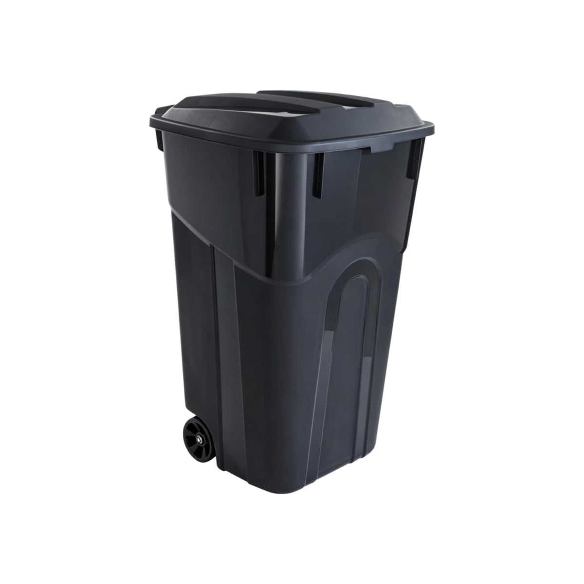 32 Gallon Wheeled Plastic Trash Can with Lid X92454