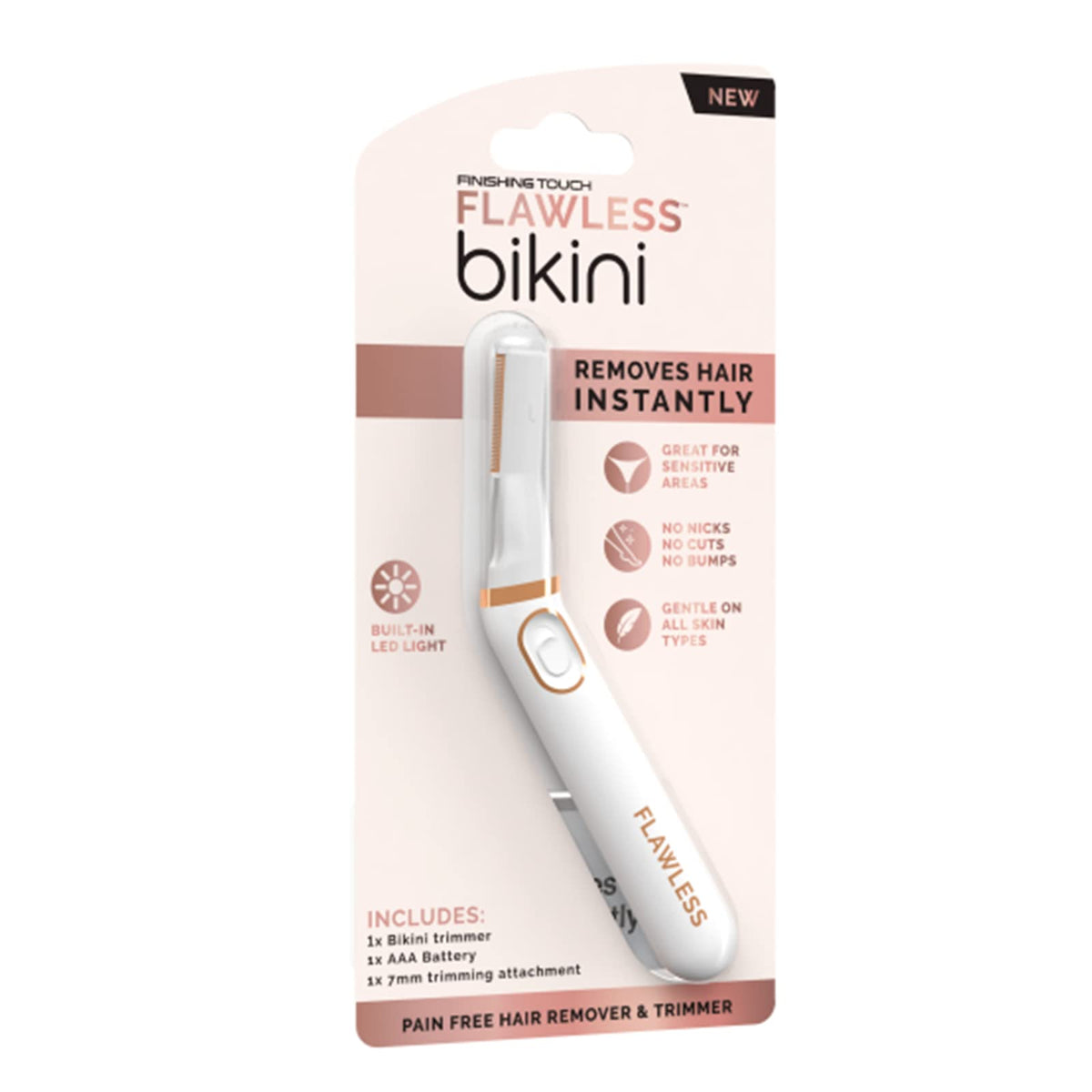 Bikini Trimmer & Hair Remover with LED Light O3893