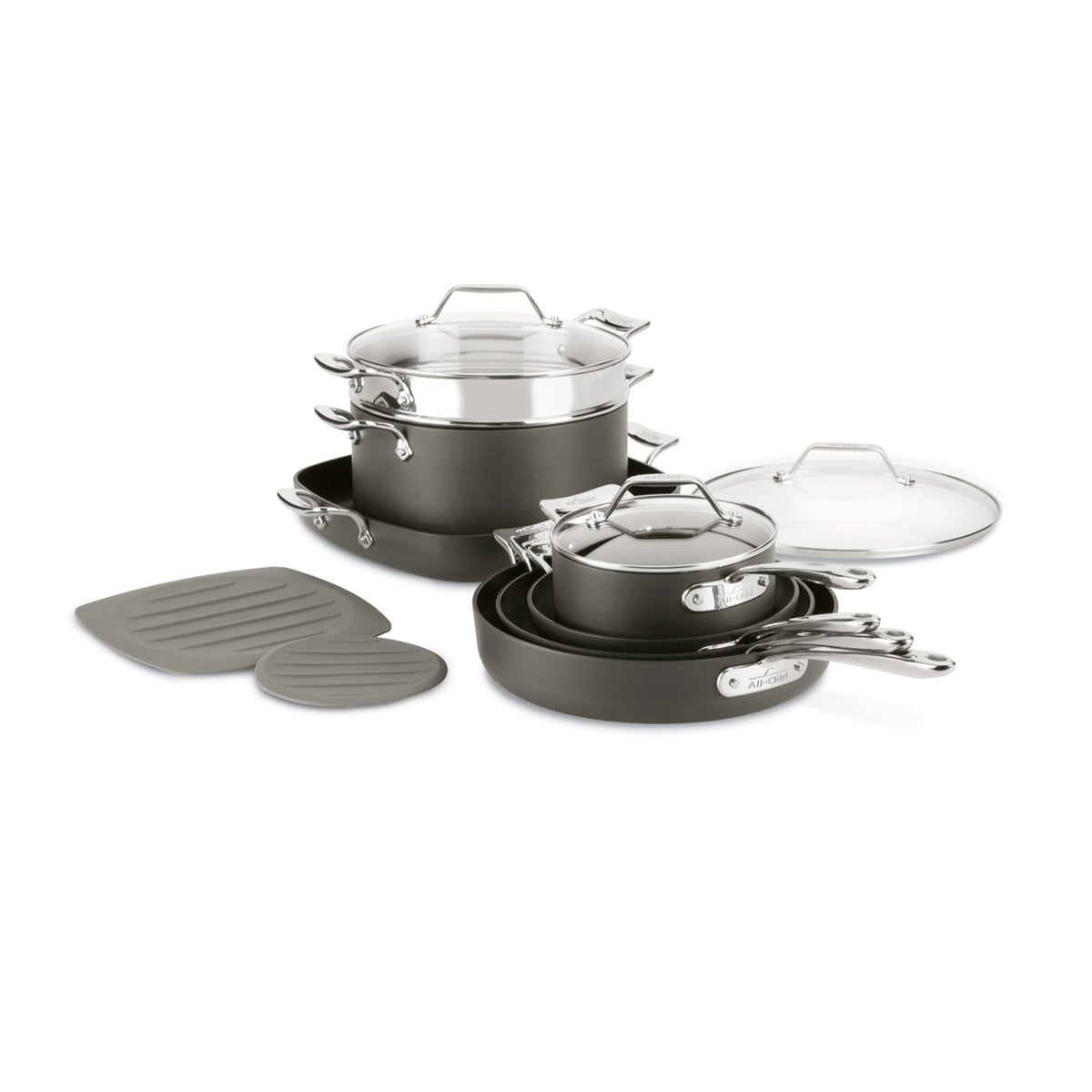 Hard Anodized Nonstick 12 Piece Cookware Set L687935