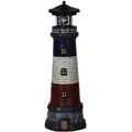 15" Tall Waterproof Resin Lighthouse Lamp with 360° Rotating LED G172724
