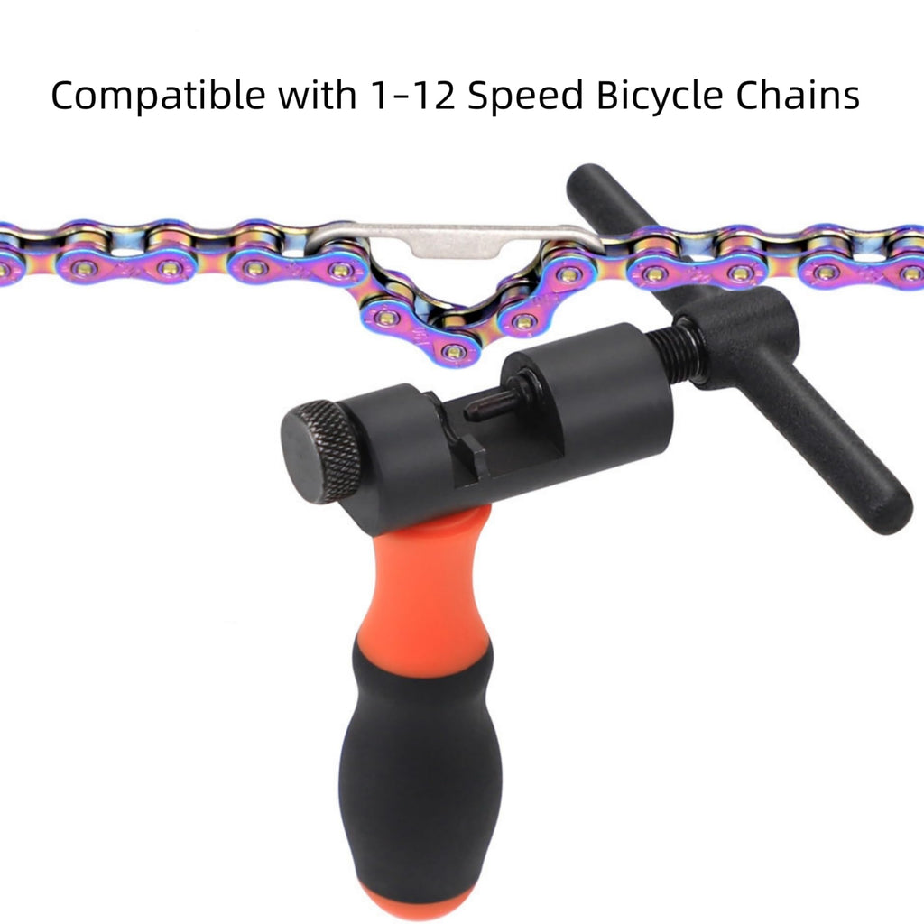 Bike Chain Tool, 1-13 Speed Chain Breaker with Spare Pins T581088
