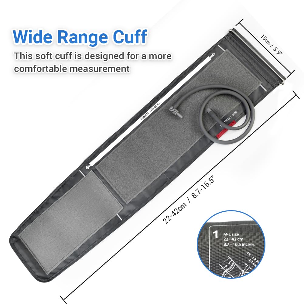 Automatic Upper Arm Blood Pressure Monitor with Large Cuff D9101