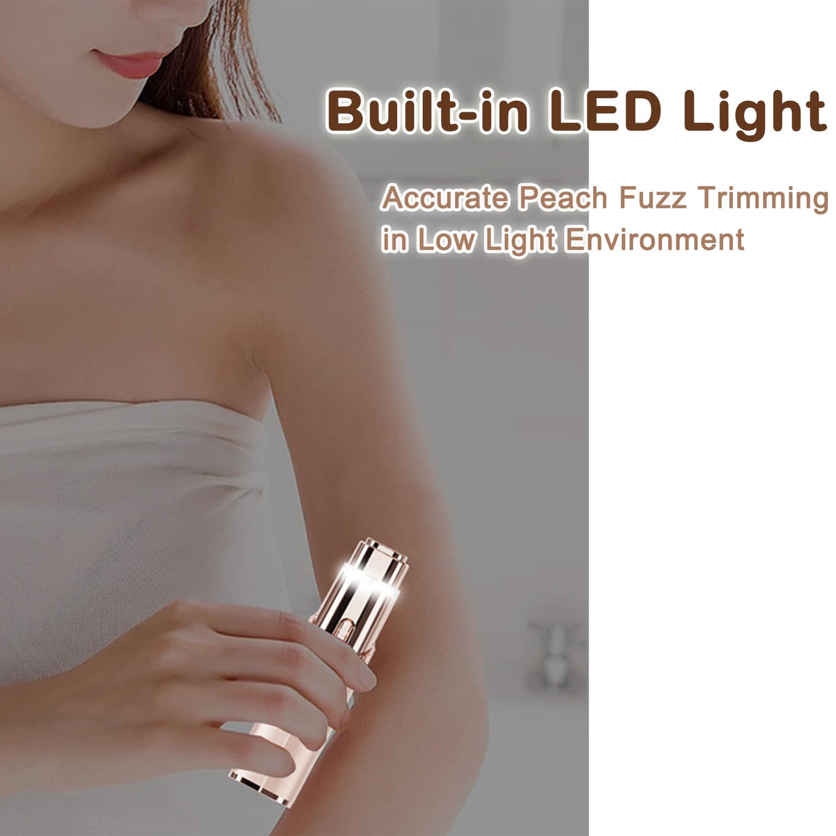 Electric Facial Trimmer with LED Light G903