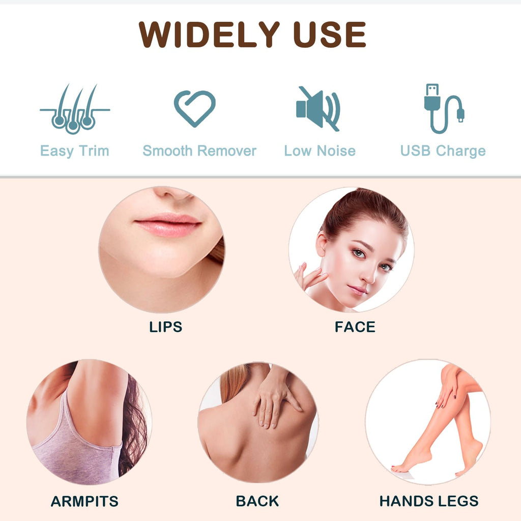 Electric Facial Trimmer with LED Light G903