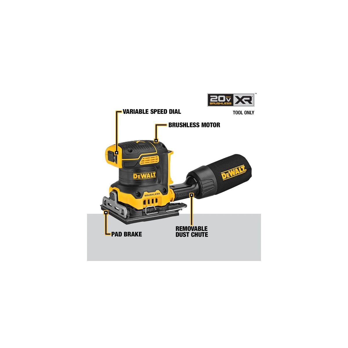 Cordless 1/4 Sheet Variable Speed Sander R737248