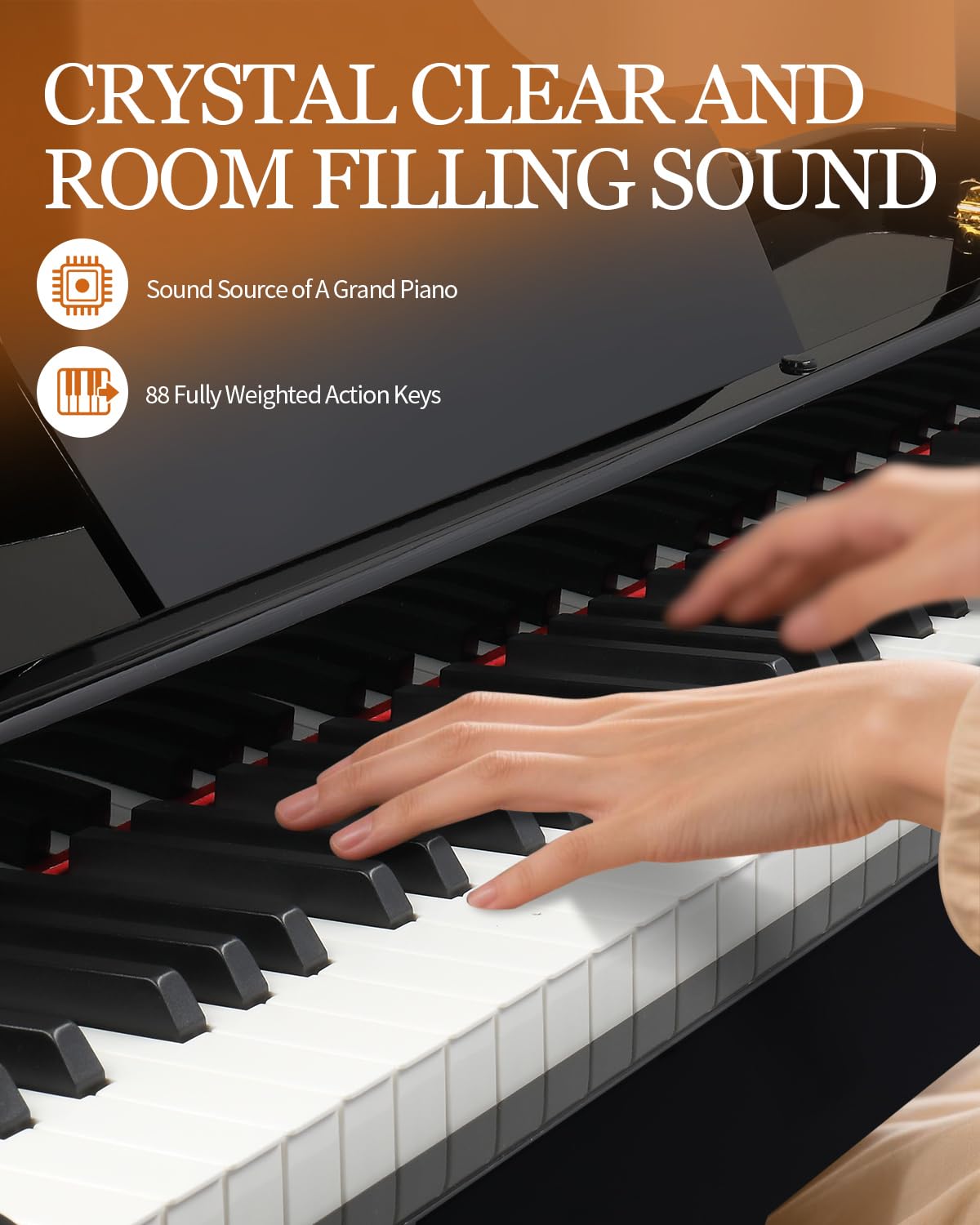 88 Key Weighted Action Digital Piano Y6882