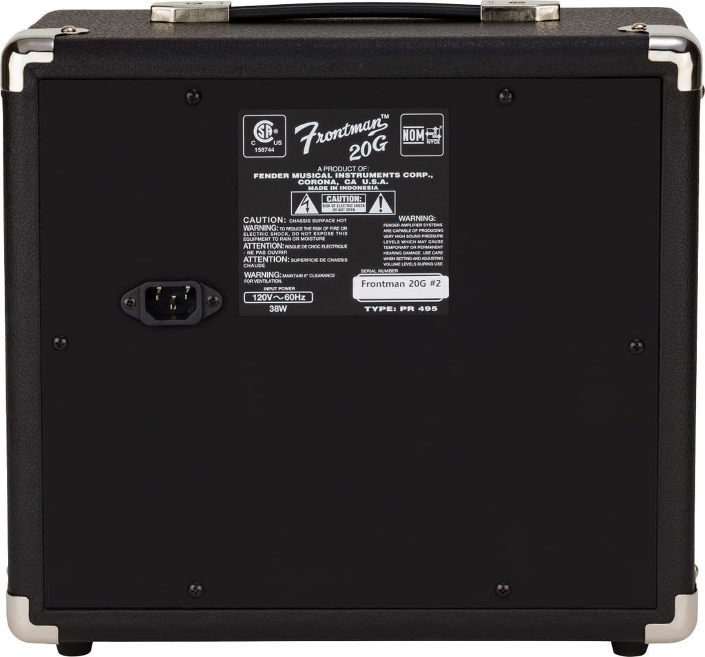 Black Guitar Combo Amplifier with Cable D922