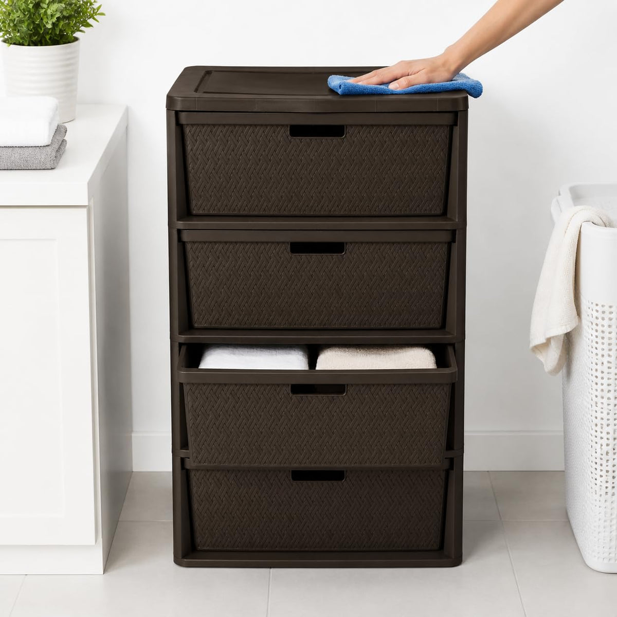 4 Drawer Plastic Storage Organizer K365935