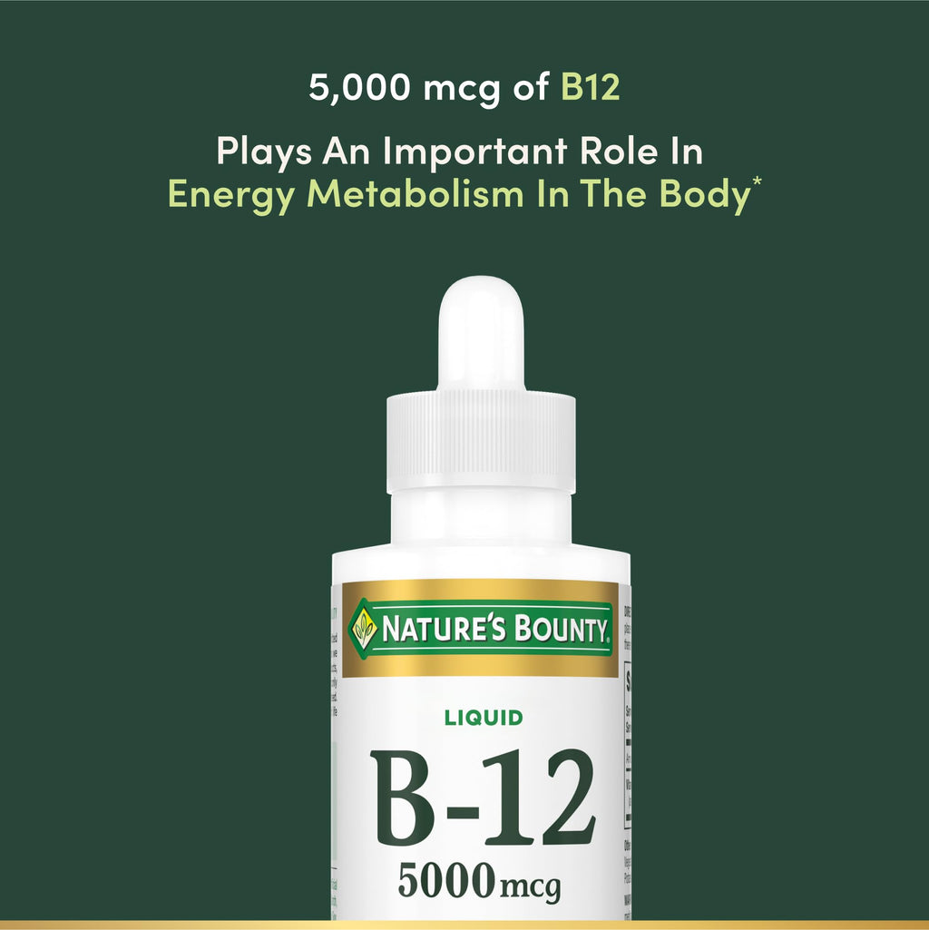 Vitamin B12 5000 mcg Sublingual Liquid 2 Fl Oz N3666