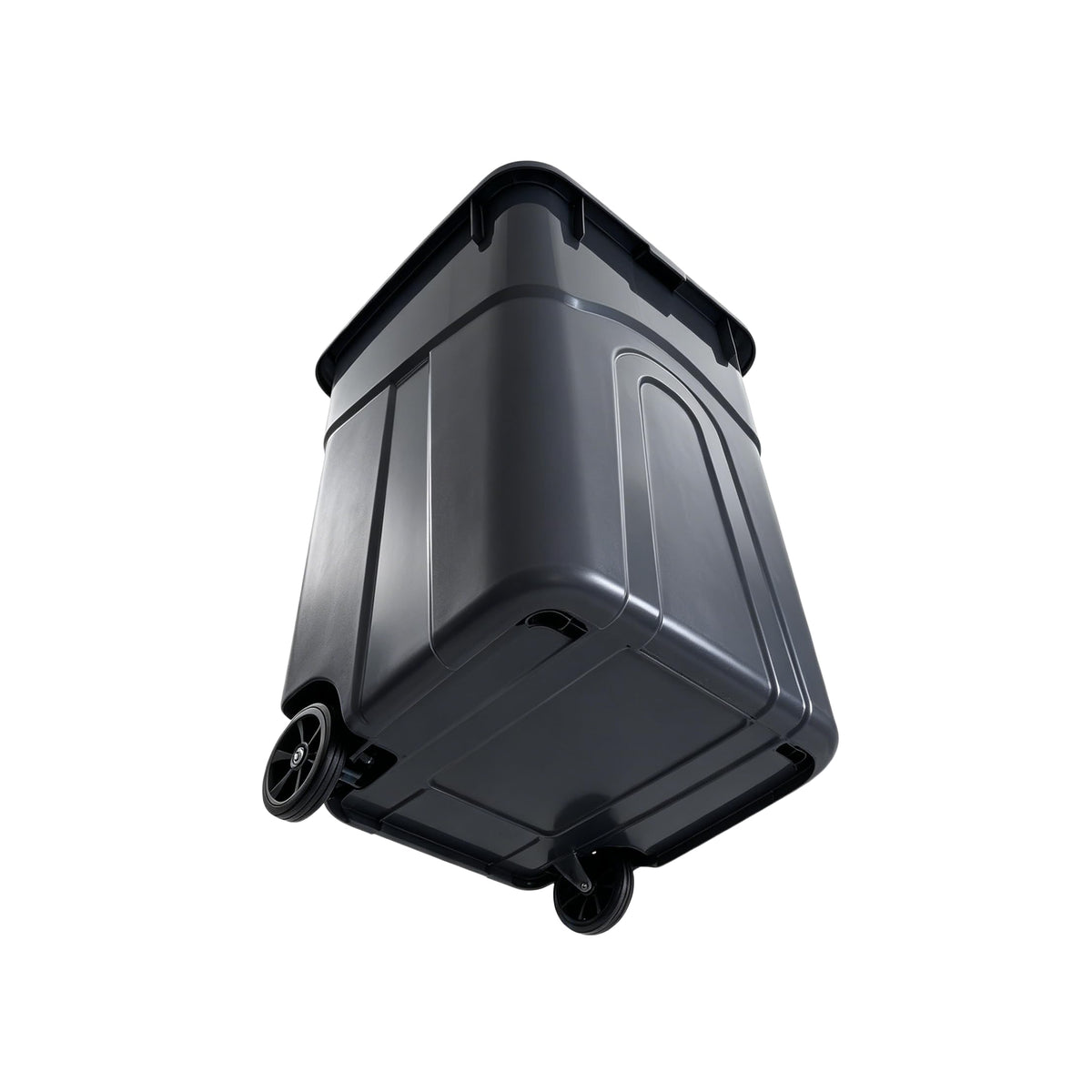 32 Gallon Wheeled Plastic Trash Can with Lid X92454