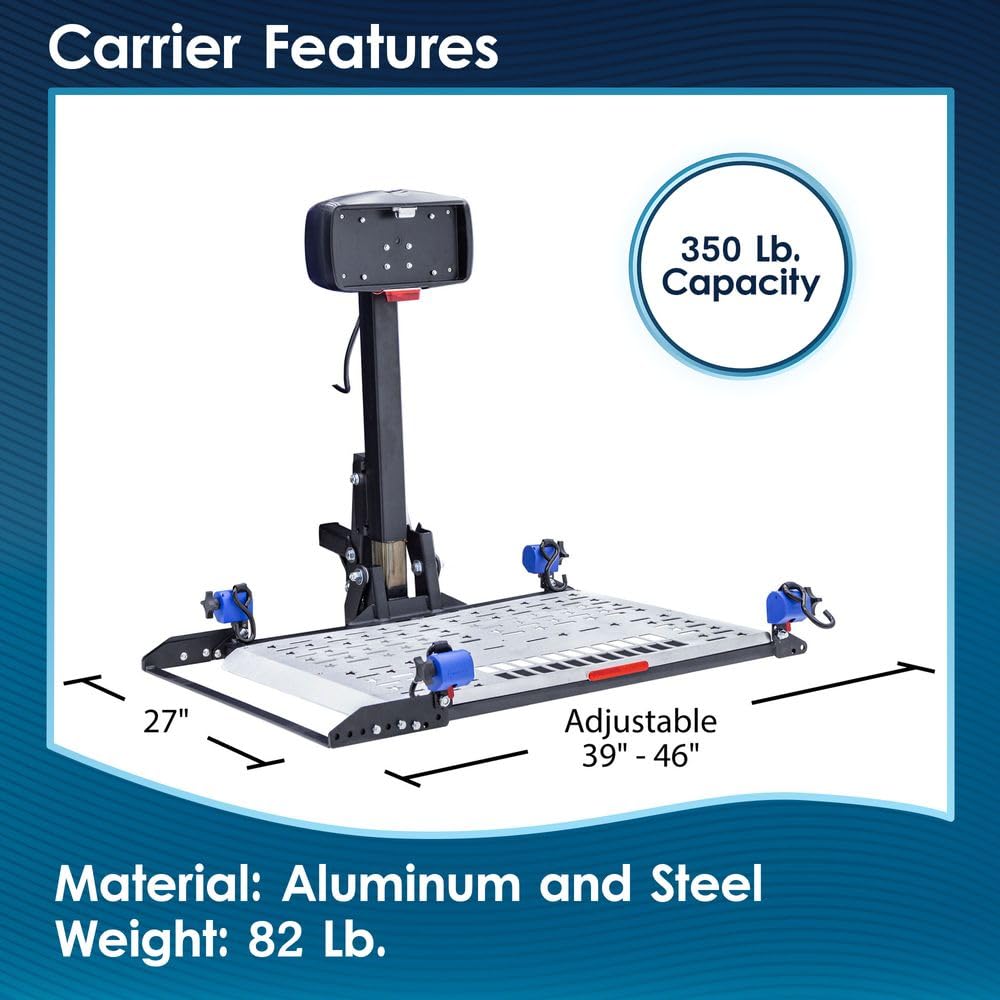 Electric Mobility Scooter Carrier with 2" Trailer Hitch S9391