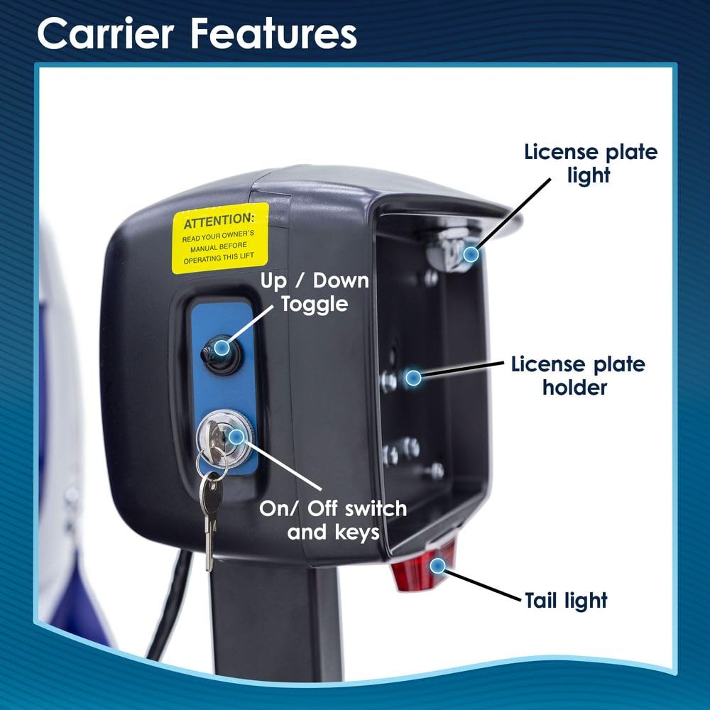 Electric Mobility Scooter Carrier with 2" Trailer Hitch S9391