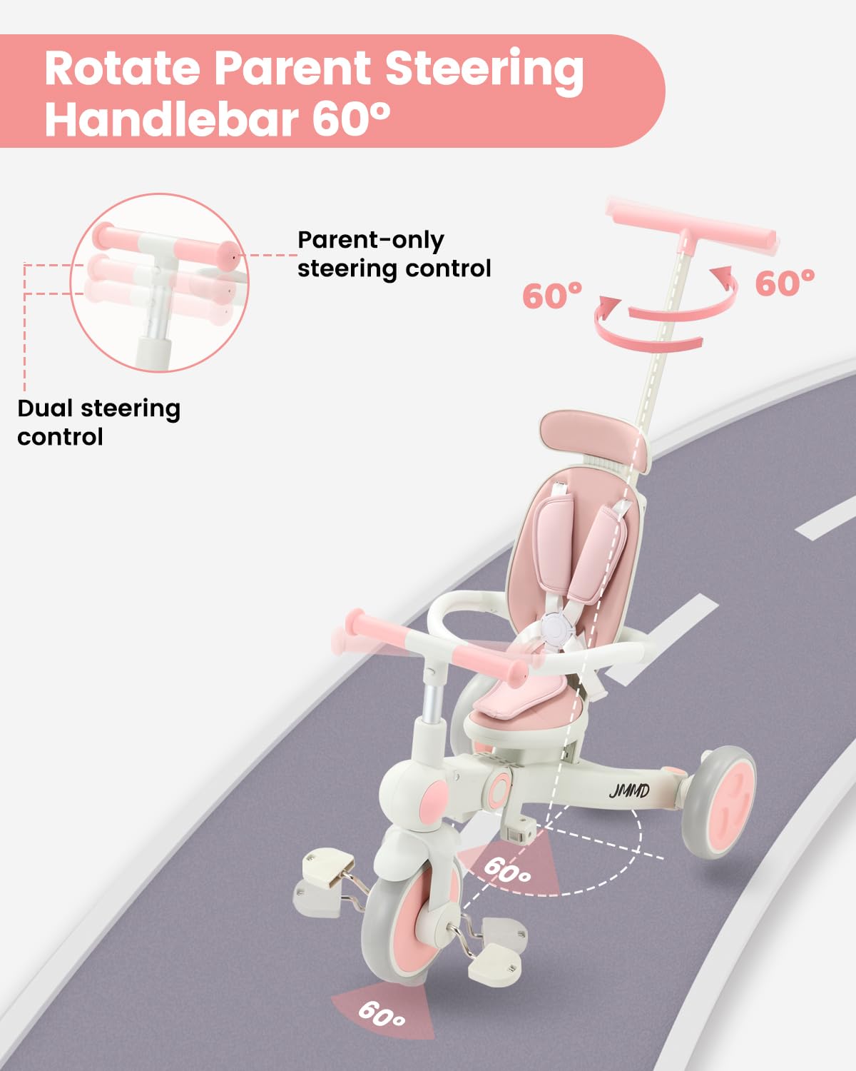7-in-1 Foldable Toddler Tricycle R27866