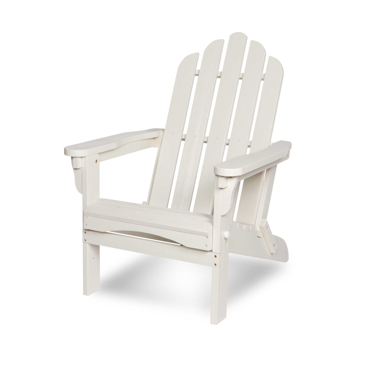 Light Ivory Wooden Outdoor Folding Chair L122700