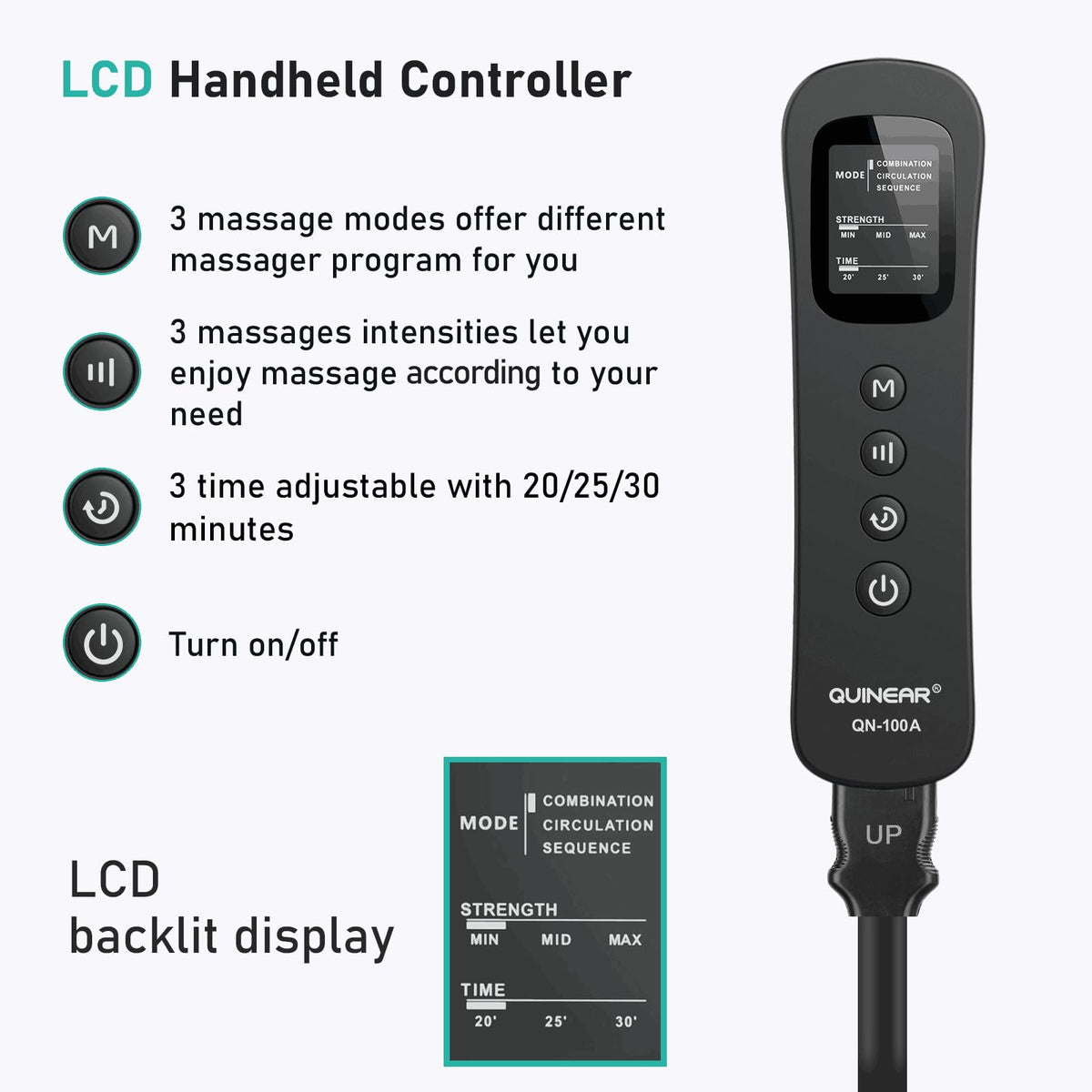 Air Compression Leg Massager F3273