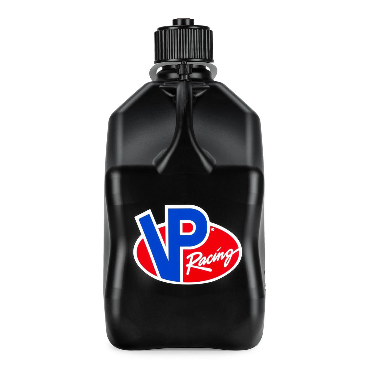 5.5 Gallon Square Motorsport Jug Black with Filler Hoses 4 Pack W71786