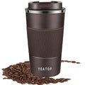 16 oz Stainless Steel Insulated Travel Coffee Mug with Lid H15847