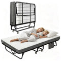 Folding Twin XL Size Bed with Memory Foam Mattress U628497