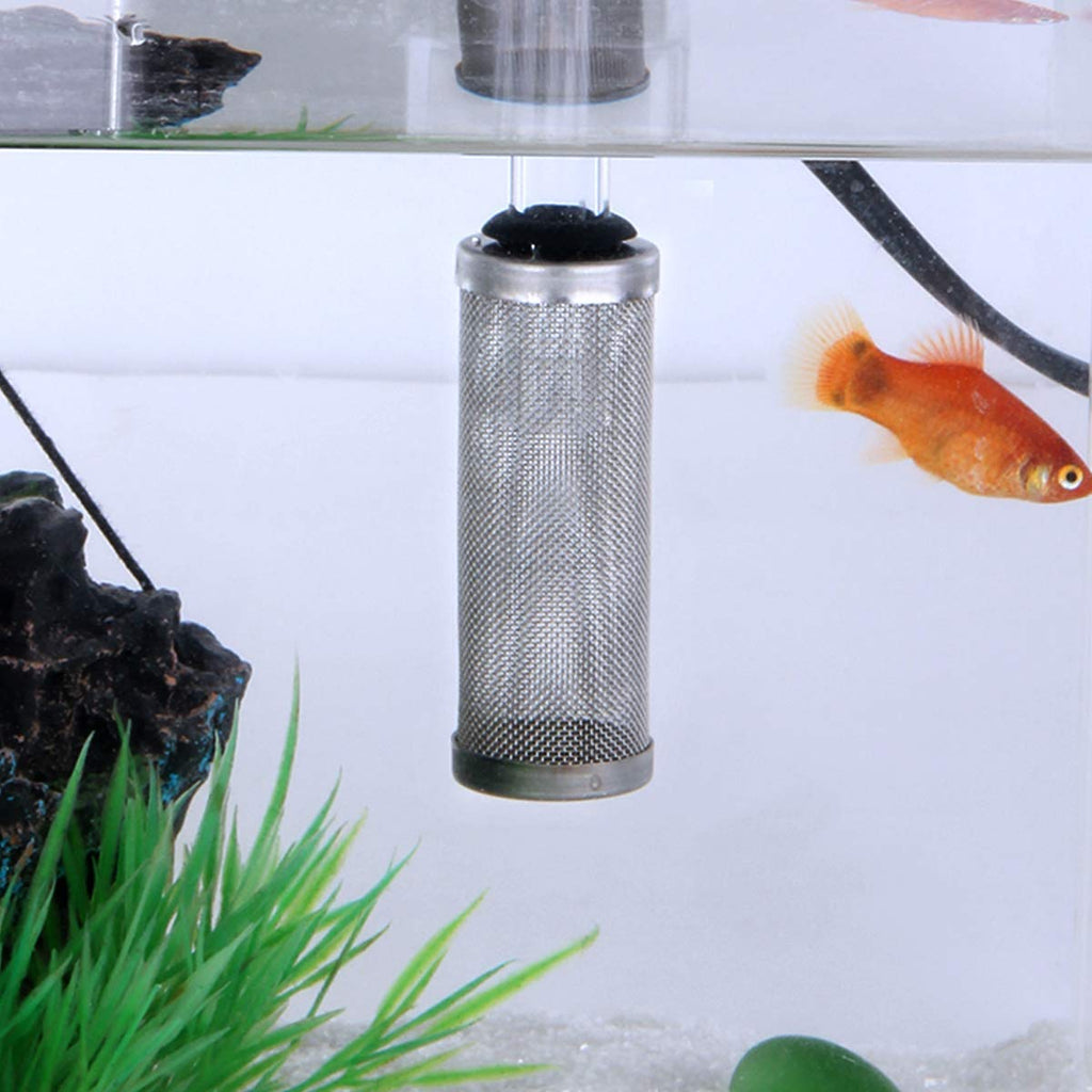 Aquarium Fish Tank Intake Strainer Stainless Steel 11mm R2728
