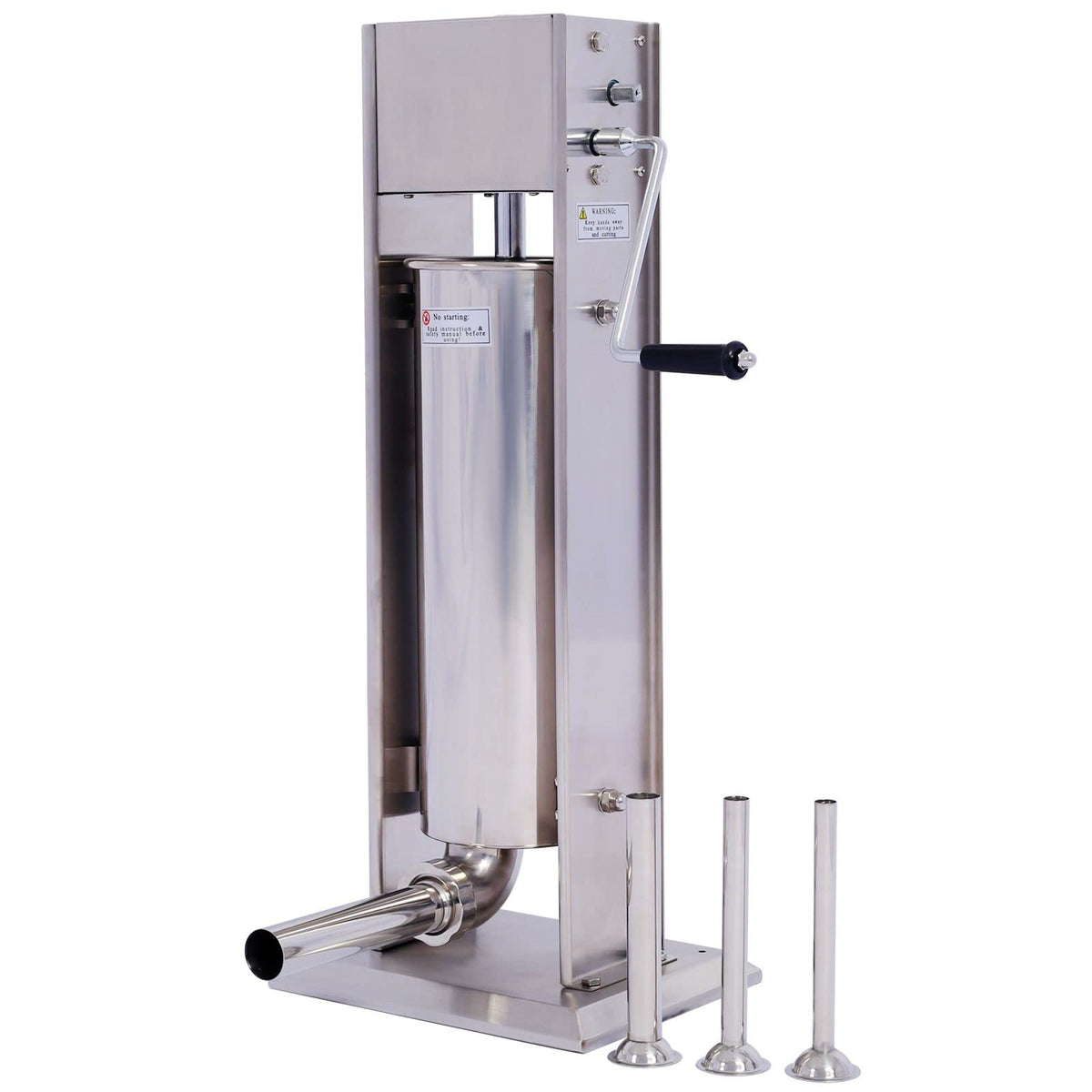 Stainless Steel 2 Speed Vertical Sausage Stuffer with 4 Nozzles J896