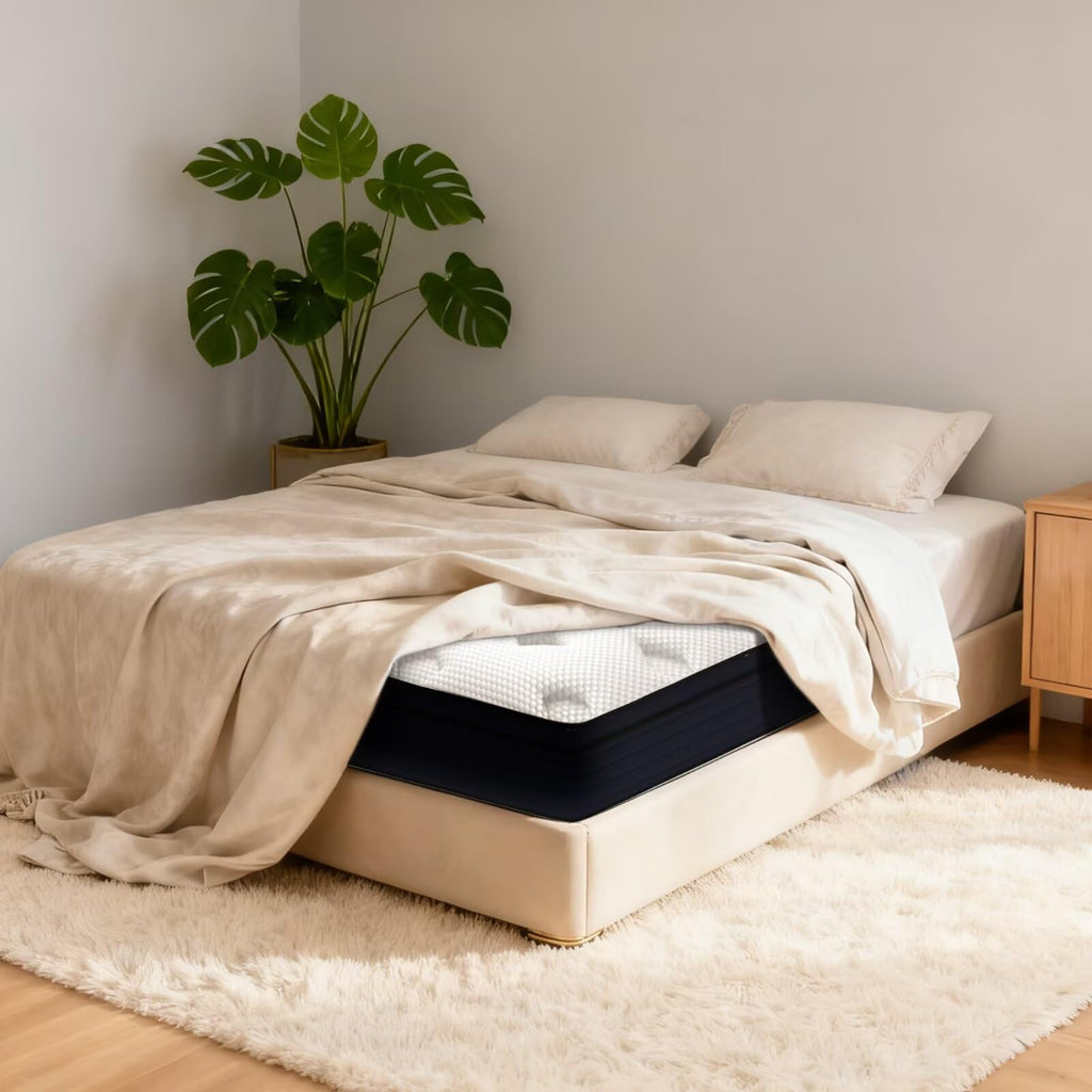 14 Inch Hybrid Green Tea Cooling Gel Memory Foam Mattress H155