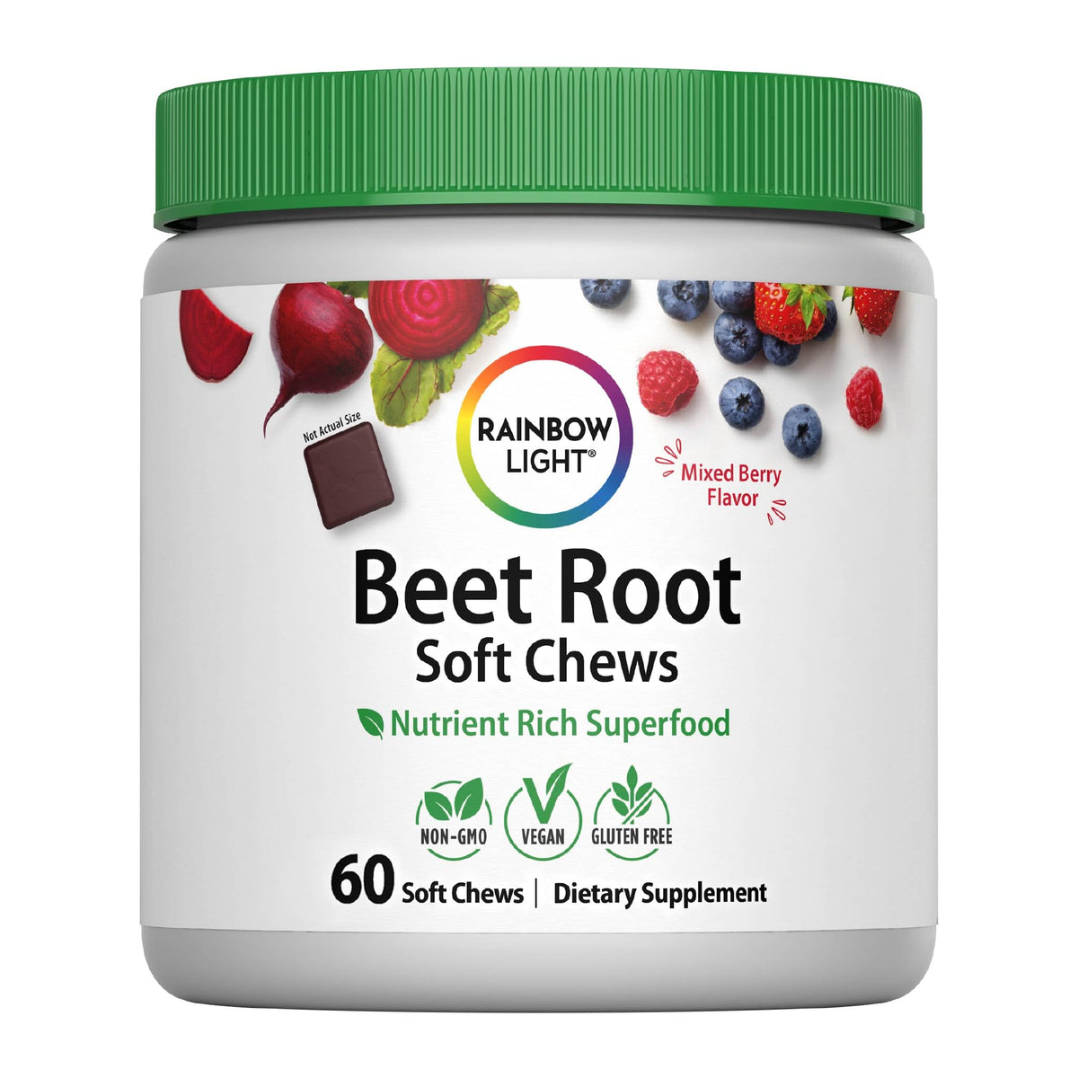 Beet Root Soft Chews Supplement 500 mg 60 Count V67898