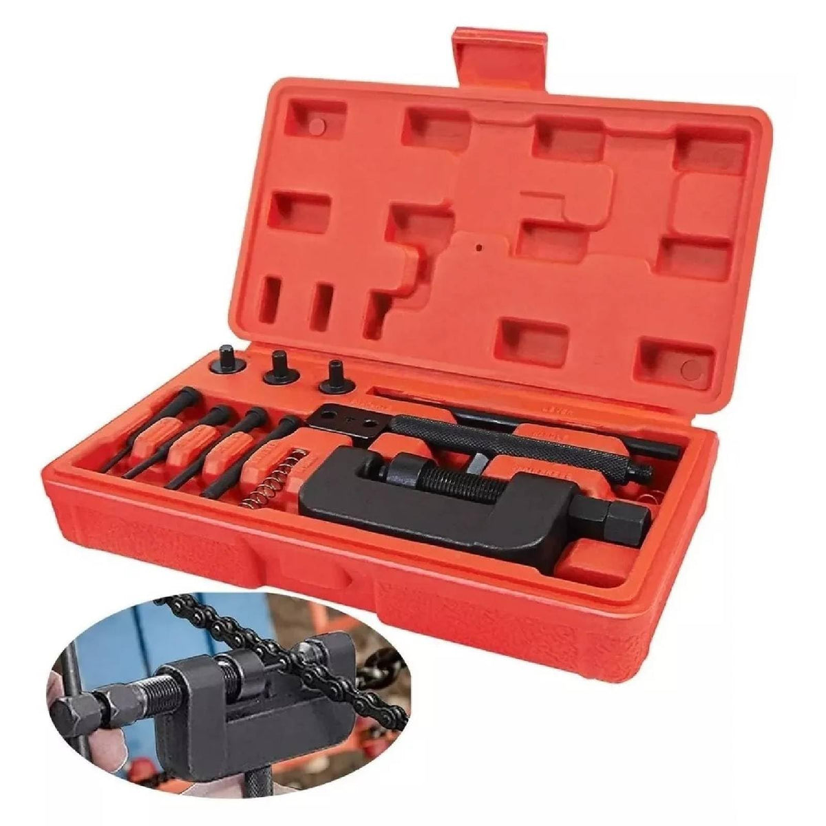 19PCS Chain Breaker Bike Tool Kit B833