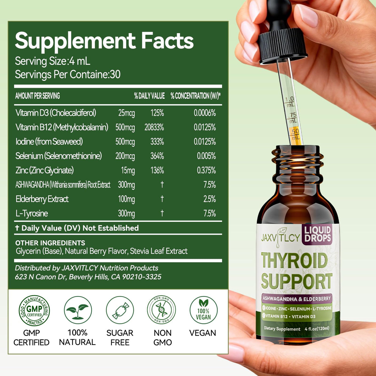 Ashwagandha & Iodine Berry Drops P33689