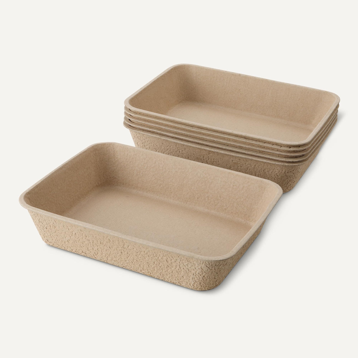 Disposable Cat Litter Box Large 6-Pack I585