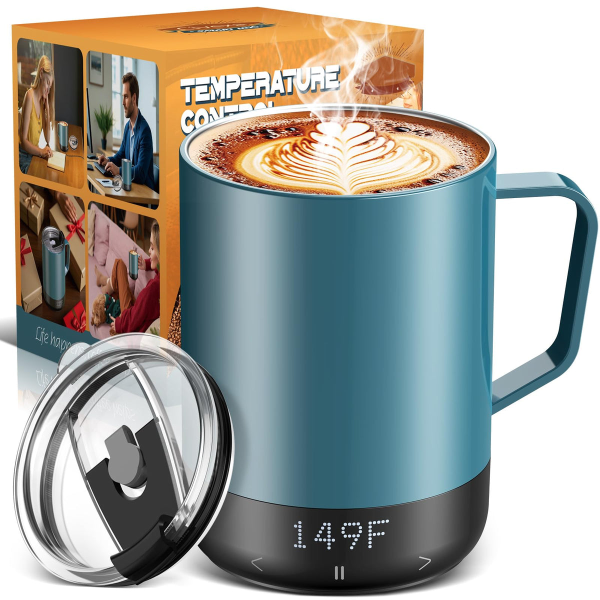 14 Oz Rechargeable Self Heating Coffee Mug G257842