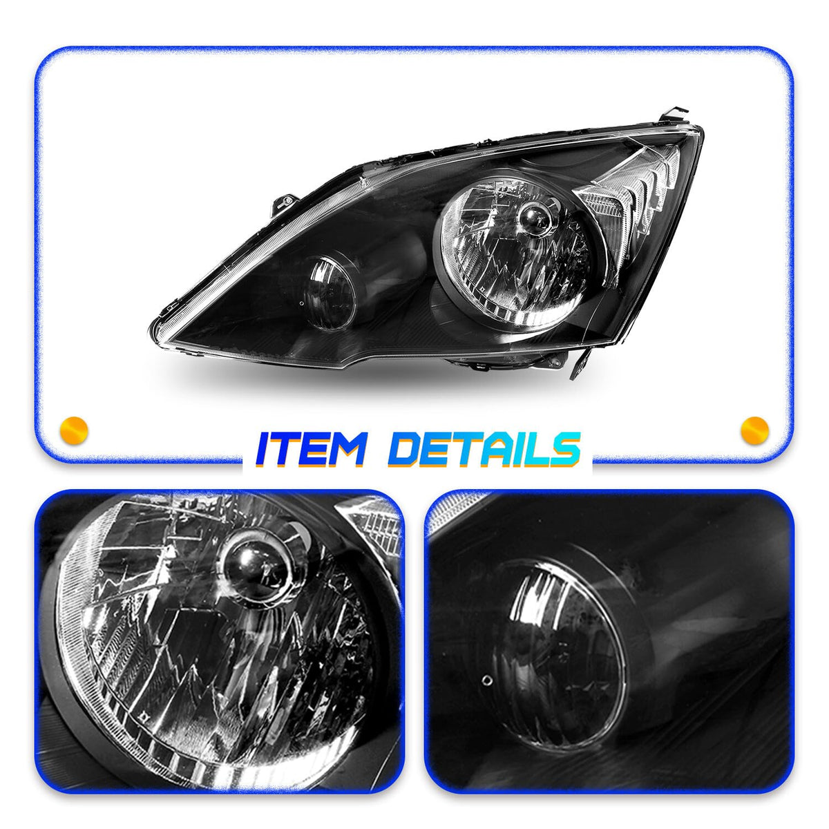Halogen Headlight Assembly B718