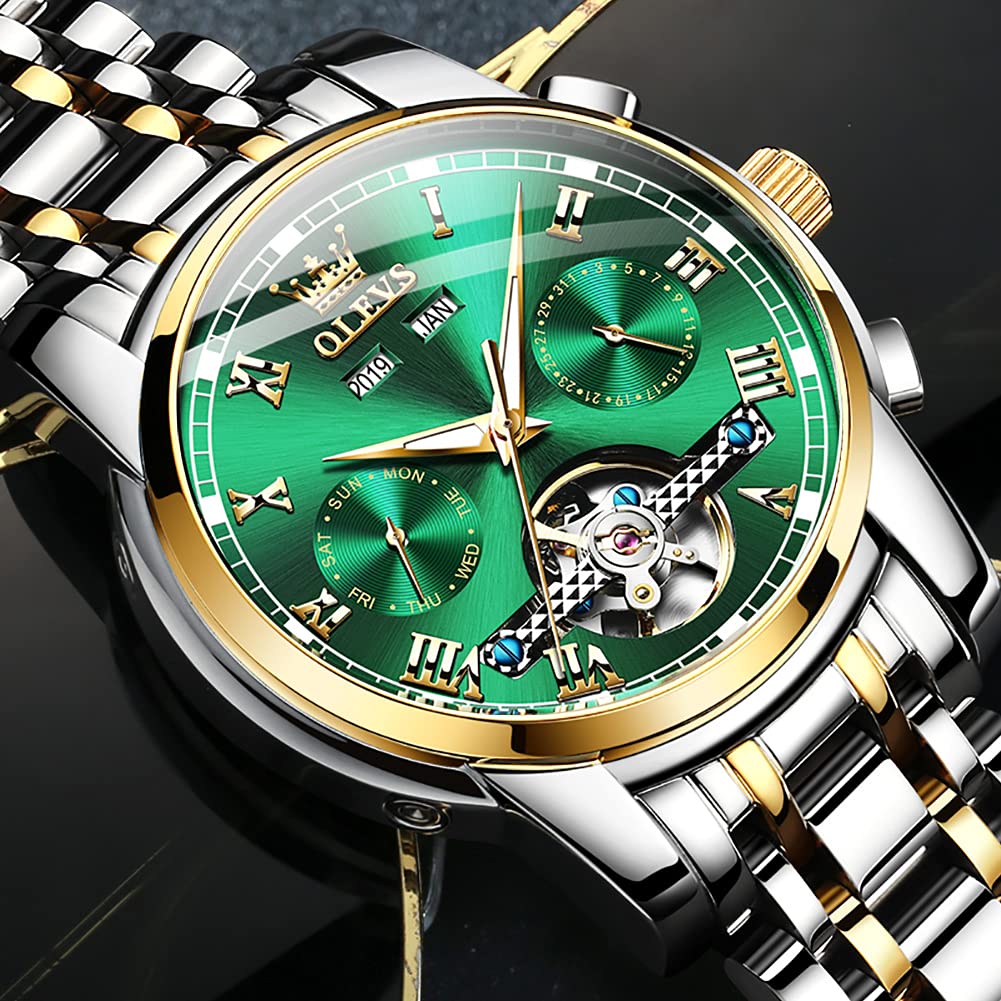 Automatic Mechanical Waterproof Stainless Steel Wrist Watch N634