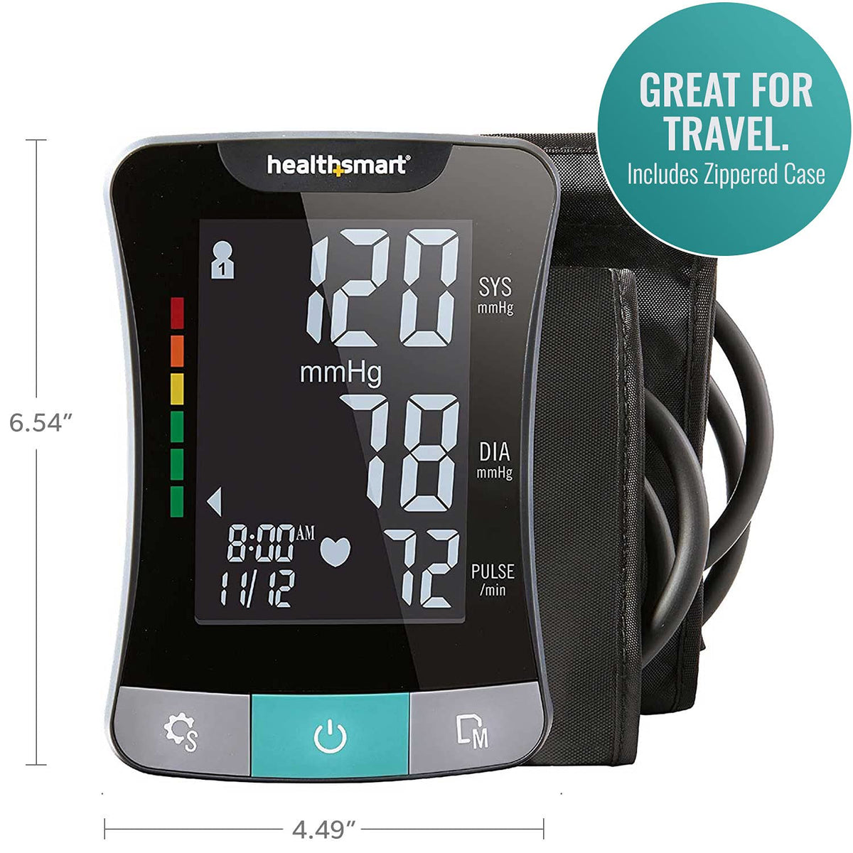 Digital Blood Pressure Monitor with Automatic Upper Arm Cuff Q571
