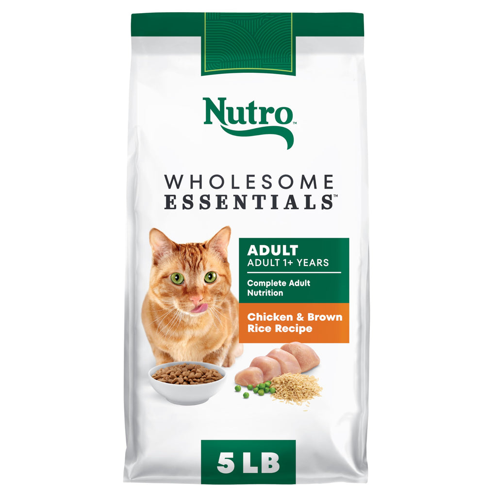 Adult Dry Cat Food Chicken & Brown Rice 5 lb T603