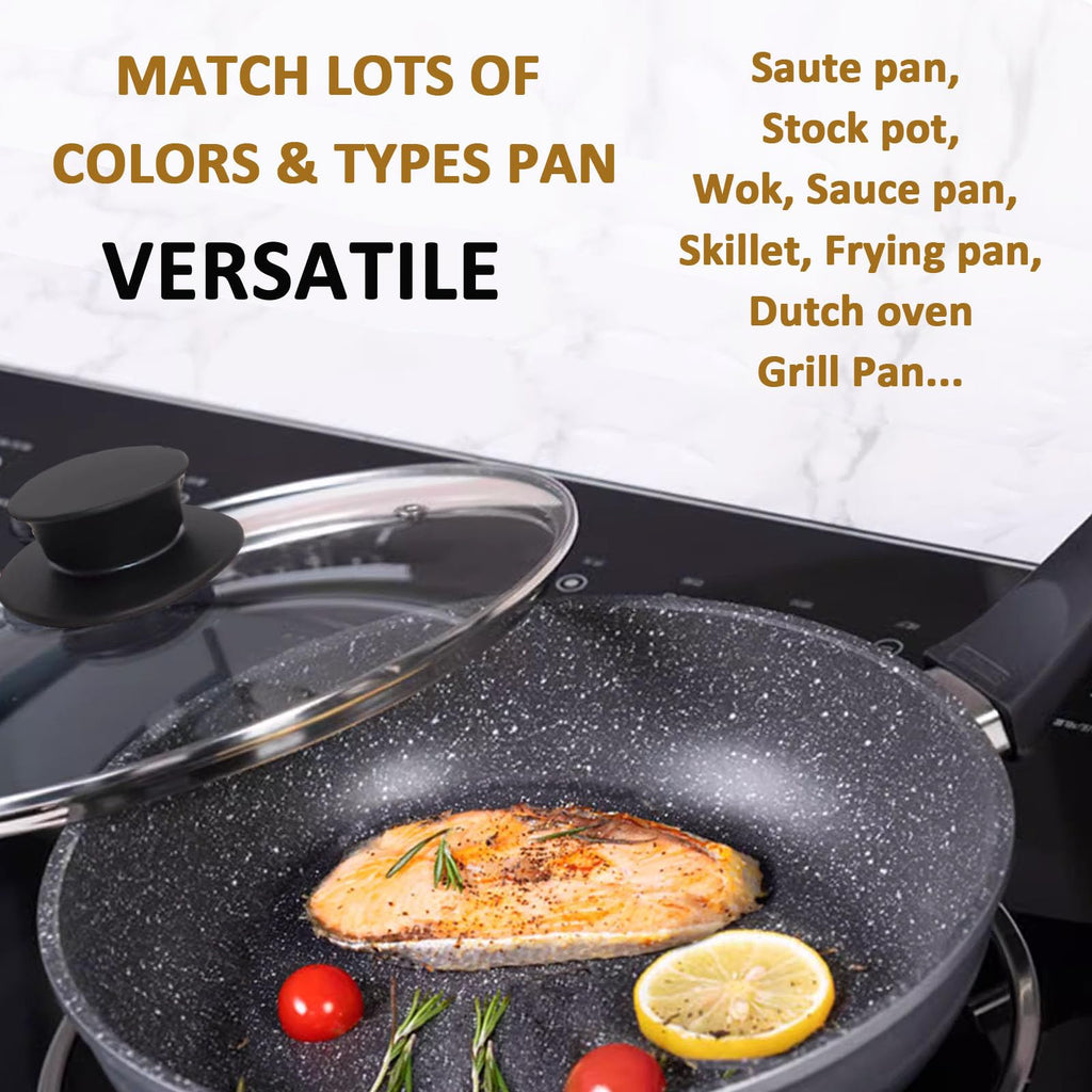 Tempered Glass Lid with Heat Resistant Handle 10.25 In C745167