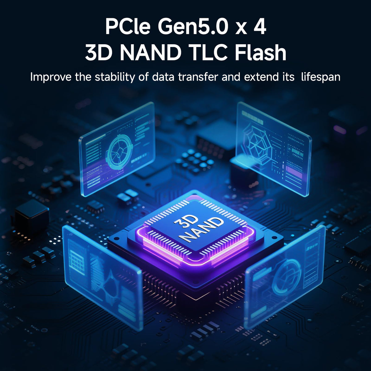 2TB PCIe 5.0 NVMe M.2 SSD T72710