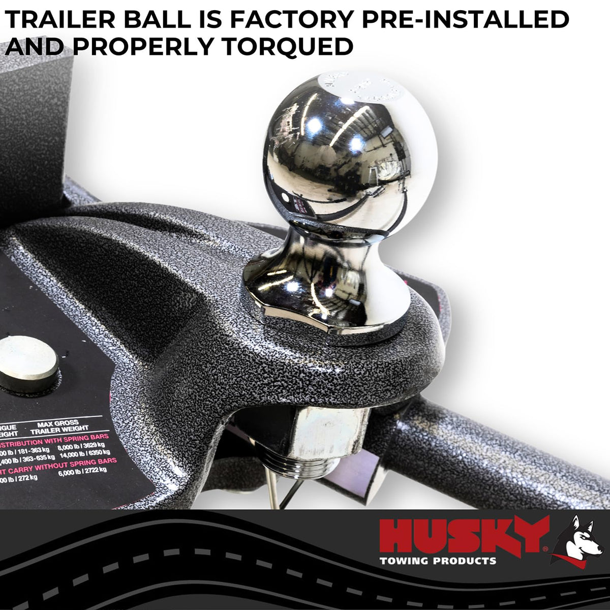 Weight Distribution Hitch 8000 lb GTW with 2-5/16 Inch Ball and Shank D3883