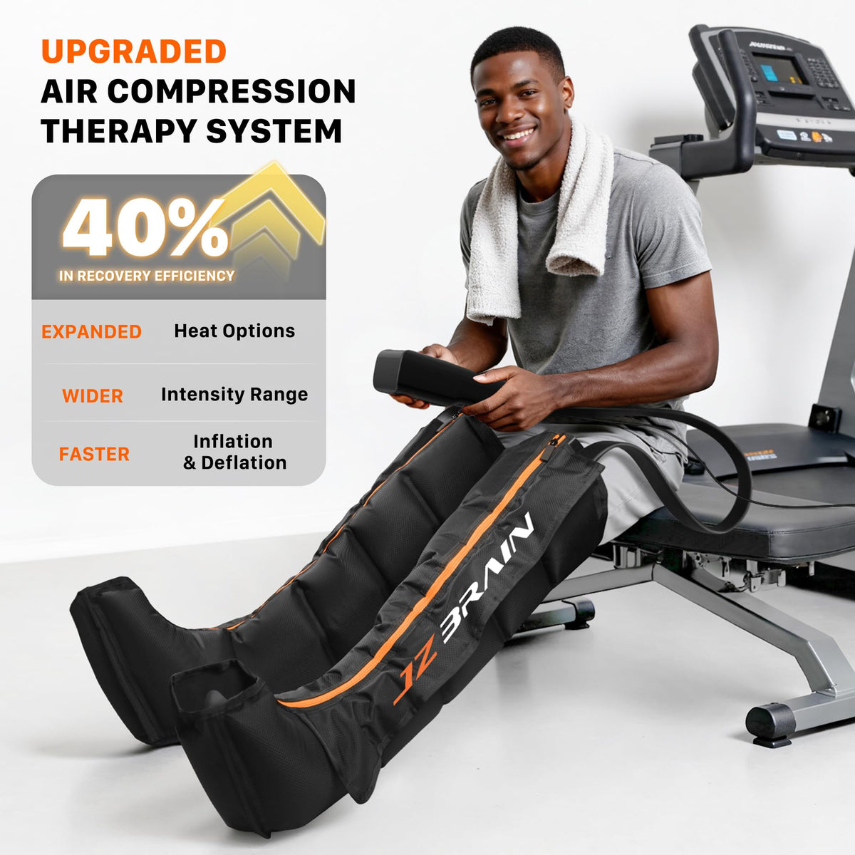 Air Compression Boots Leg Massager with Heat I73566