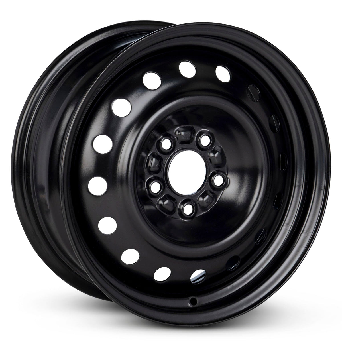 16 Inch Black Steel Rim Z166