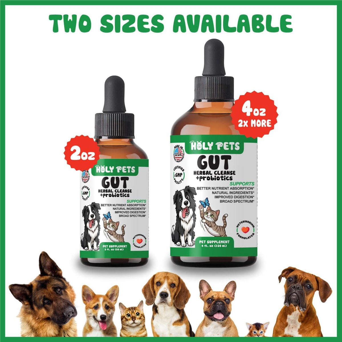 2 oz Liquid Wormwood & Black Walnut Pet Supplement S88075