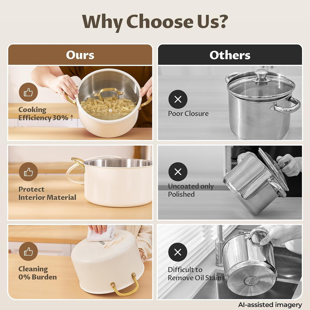 12 Quart Stainless Steel Stock Pot W87414