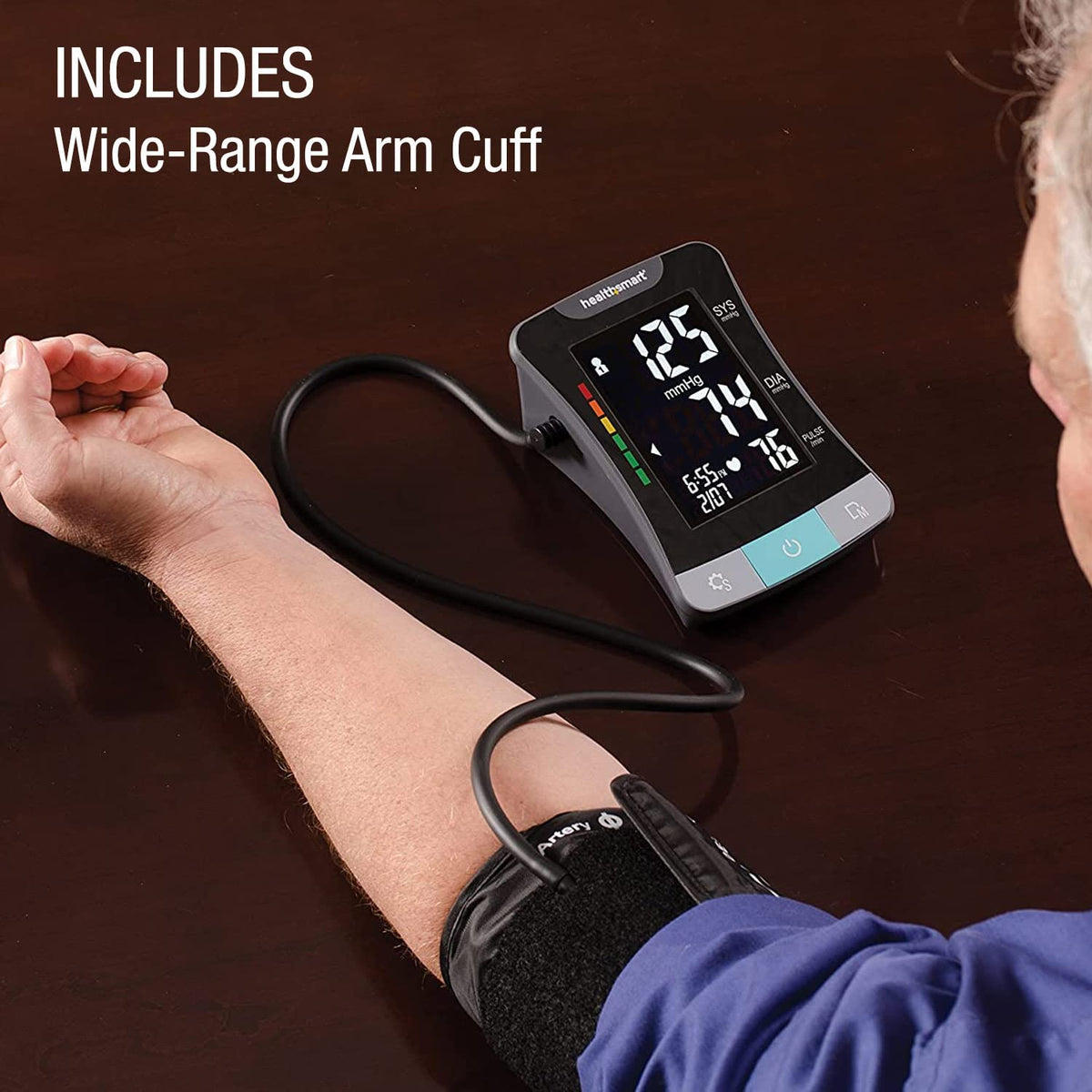 Digital Blood Pressure Monitor with Automatic Upper Arm Cuff Q571